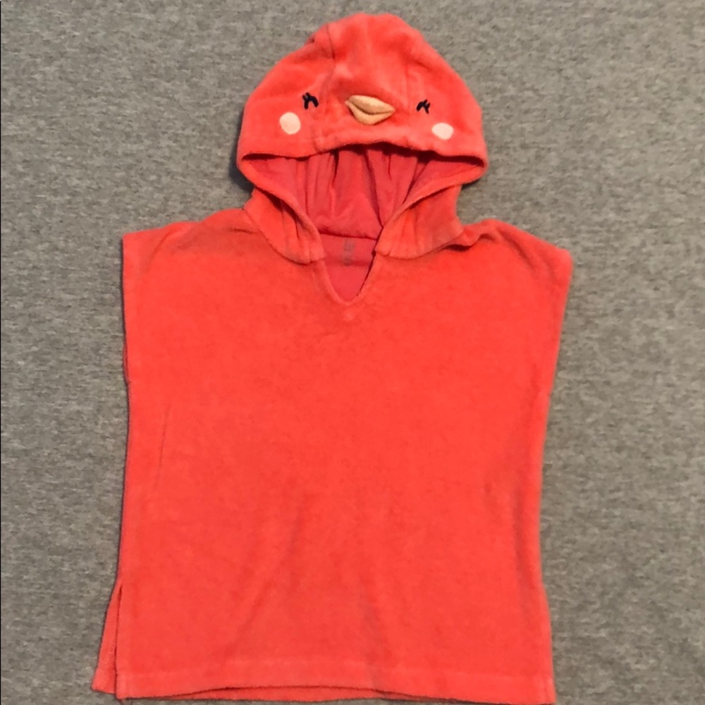 Gap Coral Chick Bathing suit Cover 6-12mo